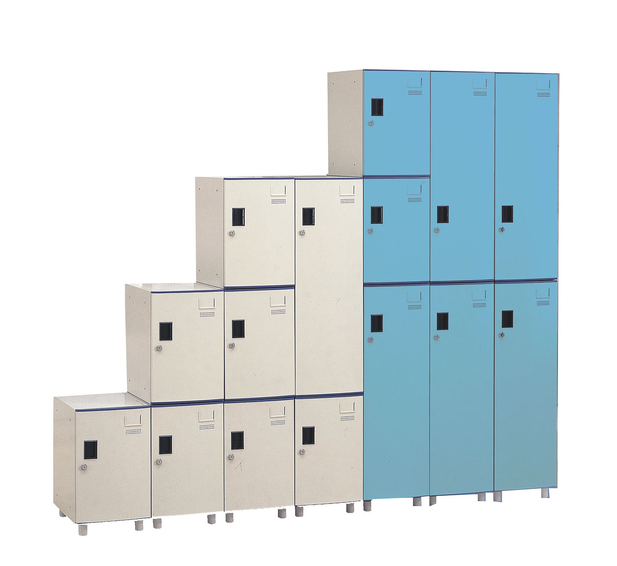 全鋼圓弧門片-鑰匙置物櫃W30D40H44cm